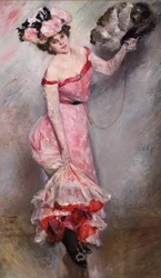  Ellynolie på lærred192,1 x 112,1 cmsigneret b.r.: Lovis Corinth twiceninscribed c.r.: EllynnDeutsch: Portrat Ellyn